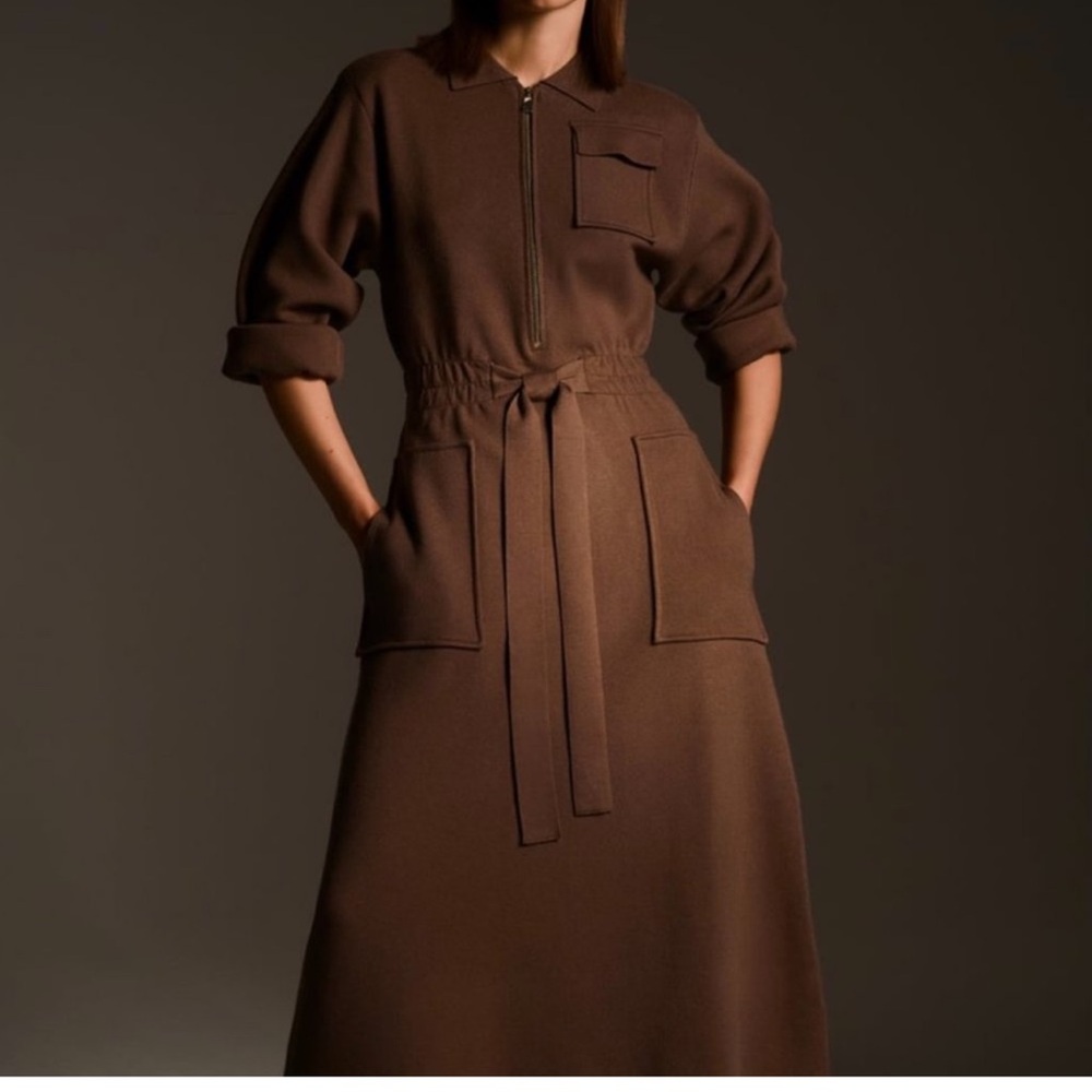 Zara knite midi dress